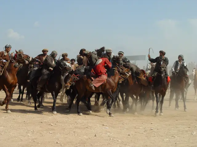 سوارکاران در بازی بزکشی